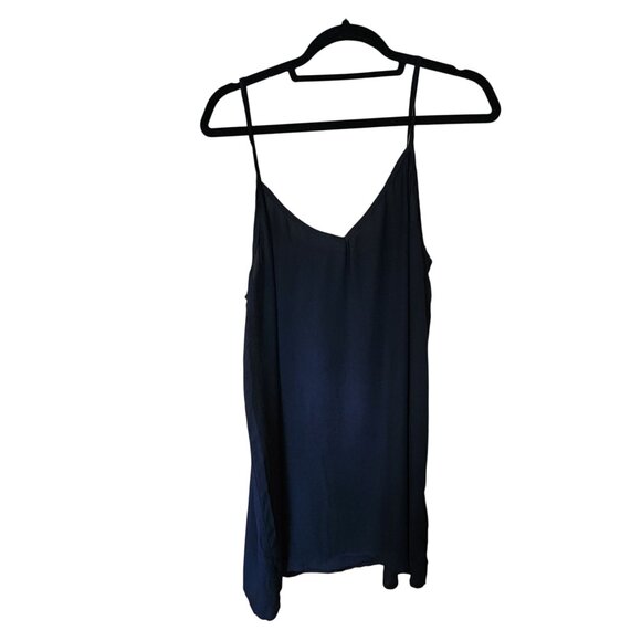 Womens Black Polyester & Rayon Slip Dress S - Picture 1 of 3